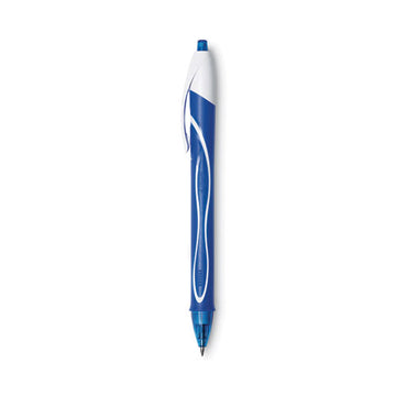 BIC® Gel-ocity Quick Dry Gel Pen, Retractable, Fine 0.5 Mm, Blue Ink, Blue Barrel, Dozen freeshipping - TVN Wholesale